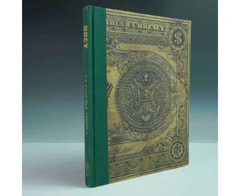 First edition hardcover copy of Obey: E Pluribus Venom, The Art of Shepard Fairey, published in 2008 by Gingko Press. First P