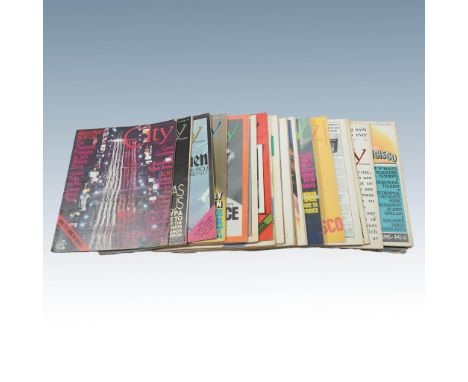 Lot of 24 vintage City of San Francisco magazines from the 1970's, capturing the spirit, politics, and creative energy of a t