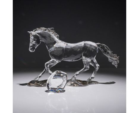 Swarovski Crystal Society (SCS) 2014 Annual Edition Esperanza Horse figurine, designed by Anton Hirzinger. This dynamic cryst