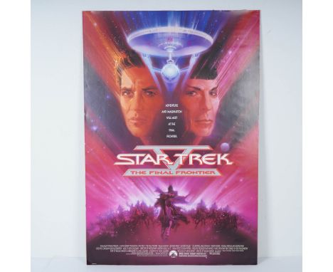 Original theatrical release poster for Star Trek V: The Final Frontier, a Paramount Pictures production released in 1989 and 