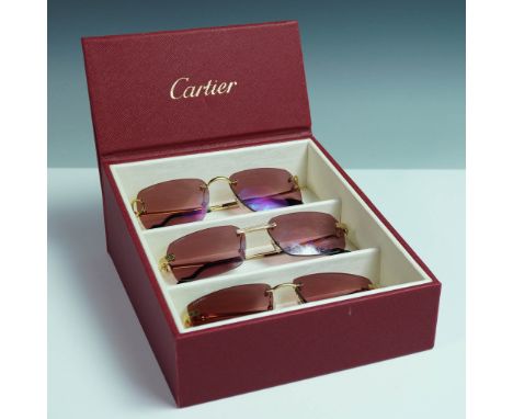 Celebrate four decades of Cartier's  iconic eyewear with this exclusive Cartier 40th Anniversary Limited Edition Eyewear Set.