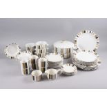 A Midwinter "Queensbury" pattern part combination service (fifty-two pieces approx)