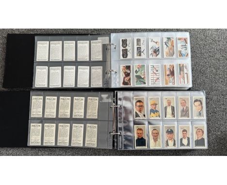 Collection of cigarette cards, complete sets sleeved in 5 albums, in very good to excellent condition, including Ardath Sport