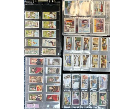 Collection of cigarette cards, mainly complete sets in 5 albums, generally in very good to excellent condition, with Abdulla 