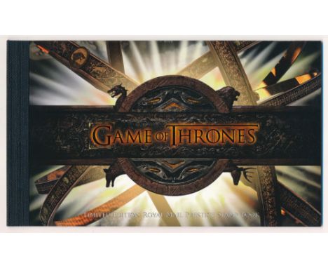 Great Britain QEII Prestige Limited Edition 2018 Games of Thrones. Original R. Mail cost £75 