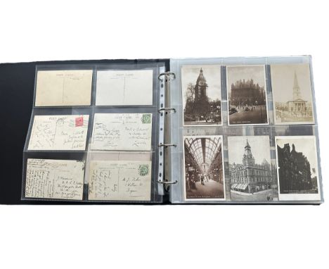 Postcards - Central Birmingham (292), comprehensive collection in an album, largely RPs with Aston Hall, The Old Wharf, Corpo