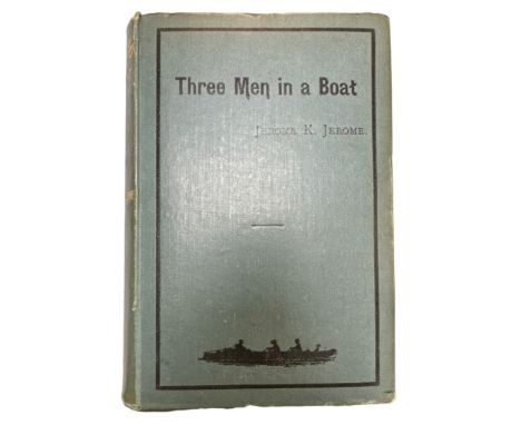 JEROME, JEROME K. ‘Three Men in a Boat’ by Jerome K Jerome, illustrations by A. Frederics. J. W. Arrowsmith, Bristol, 11 Quay