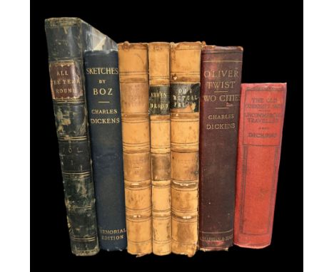 DICKENS, CHARLES. Selection of various Charles Dickens books to include; ‘The Mystery of Edwin Drood’ by Charles Dickens, Cha