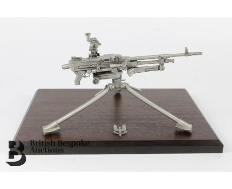 Special Air Services interest. A scale model of a General Purpose Machine Gun, made for the SAS regiment, limited edition, pr