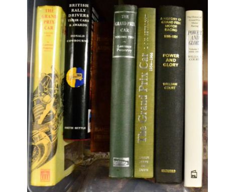 Twelve Volumes Laurence Pomeroy The Grand Prix Car, volume 1, hardback with dust jacket & volume 2, hardback; William Court P