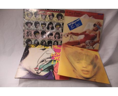 A lot of ten albums by the Rolling Stones - VG/VG+ in general