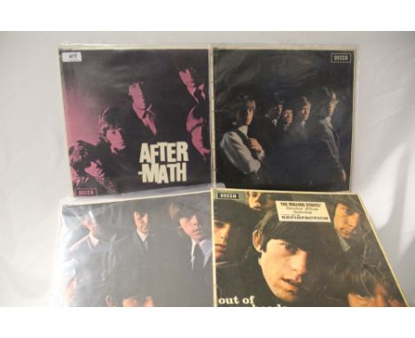 A lot of four early Rolling Stones albums including the withdrawn ' Blind Man ' sleeve as in photos - some general age wear t