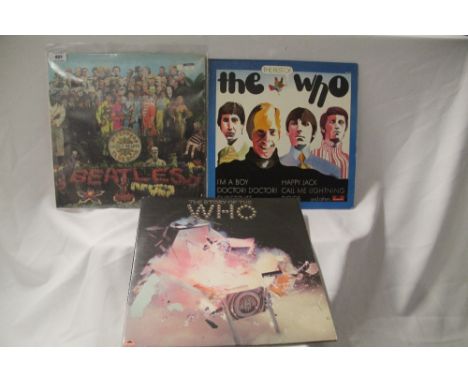 A lot of ten Beatles / Who and Rolling Stones  albums VG+ / VG+ in general here - viewing recommended