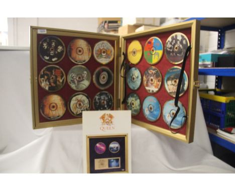 A complete Queen compact disc presentation box ( limited edition )  - a lovely item in nice condition with all relevant items
