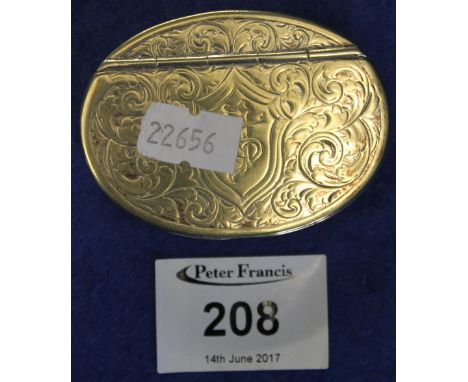 Silver plated oval snuff box marked to the base: This box originally belonged to James Swift, who was killed in the Herthrop 