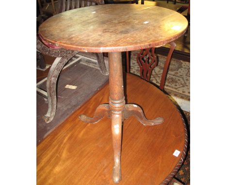 19th Century oak tilt top tripod table.(B.P. 24% incl. VAT)