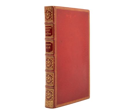 Milton (John) Paradise Lost. A Poem in Twelve Books, third edition, revised and augmented by the same author, engraved fronti