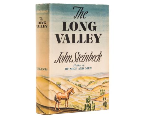 Steinbeck (John) The Long Valley, first edition, original buckram-backed cloth, light toning to spine and joints, dust-jacket