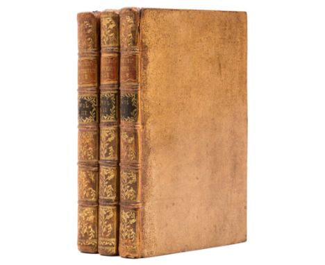 Chaucer (Geoffrey) The Canterbury Tales...Modernis'd by several Hands, 3 vol., lacking portrait, engraved armorial bookplate 
