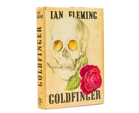 Fleming (Ian) Goldfinger, first edition, original boards, covers with skull design blocked in gilt and blind, spine lettered 