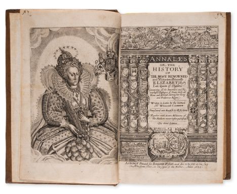 Camden (William) Annales, or the Historie of the Most Renowned and Victorious Princesse Elizabeth, third edition, engraved po