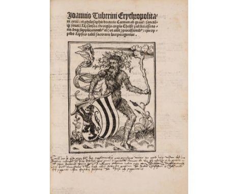 Woodwose.- Tuberinus (Johannes) Carmen ad gravem: santumque senatum Lipsensem: de orgiis corporis Christi publici assertoris,