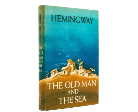 Hemingway (Ernest) The Old Man and the Sea, first edition, publisher's "A" and seal to copyright p., original blue cloth, lig