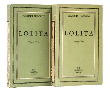 Nabokov (Vladimir) Lolita, 2 vol., first edition, first issue with covers priced at 900F, very light erasure mark to vol. 1 h