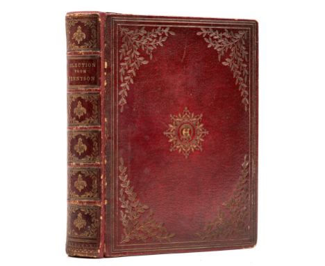 Tennyson (Alfred, Lord) A Selection from the Works of Alfred Tennyson, D.C.L., ?possible presentation copy, signed by the aut