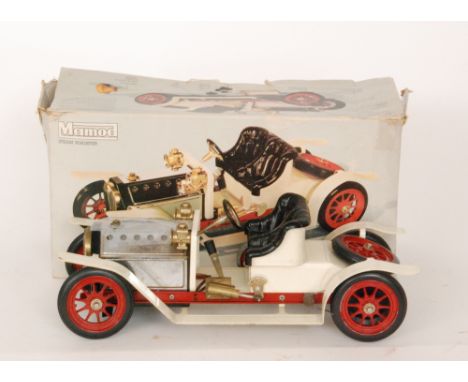 A Mamod steam roadster vintage car, boxed