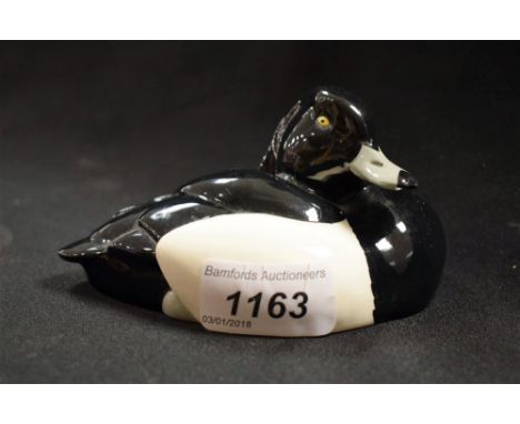 A Beswick model of a tufted duck, no.5123