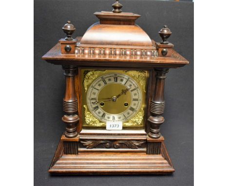 An architectural mantel clock 