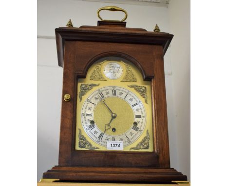 A mahogany bracket clock 