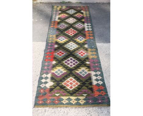 Maimana Kilim runner approx. 293x80cm 
