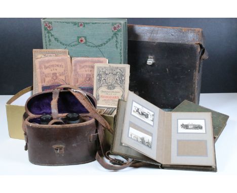 Collection of mixed collectables and ephemera to include Ordnance Survey Maps, Early-Mid 20th Century photographs contained w