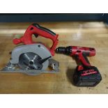 Milwaukee Circular Saw and Drill