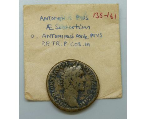 Coins - Antoninus Pius, 138-161, Sestertius