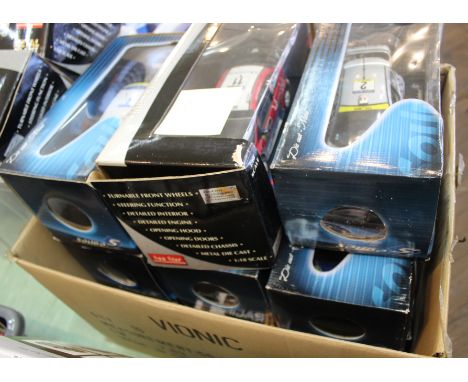 Eight boxed Solido 1/18 scale rally cars, Citroen No.14 (2), Xsara 2003, Citroen No.1, Citroen No.19 Xsara 2003 (all Monte Ca