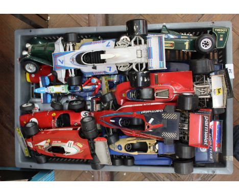 Various large scale racing cars, Burago, Polstil etc