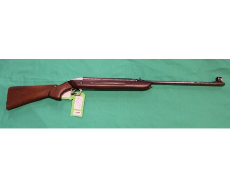 A B.S.A. 'Airsporter' MkII .22 air rifle, S/No.GD17193, 1959-1965, (re-stocked and as found), as a post 1939 air weapon the r