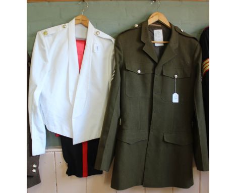 A No.2 Officers jacket with a white mess dress, jacket etc