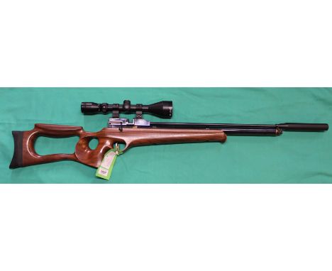 A 'Falcon' .177 P.C.P. air rifle, S/No.72709 complete with Hawke Sport HD 3-9x50 scope slip and fill tube, overall in excelle