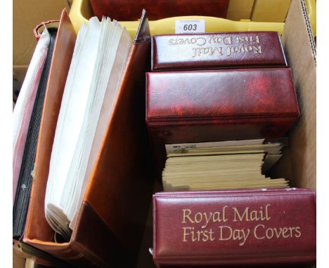 Various first day covers plus an album of animal thematic stamps