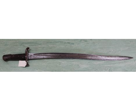 A British model 1856 sword bayonet (no scabbard and grip as found)