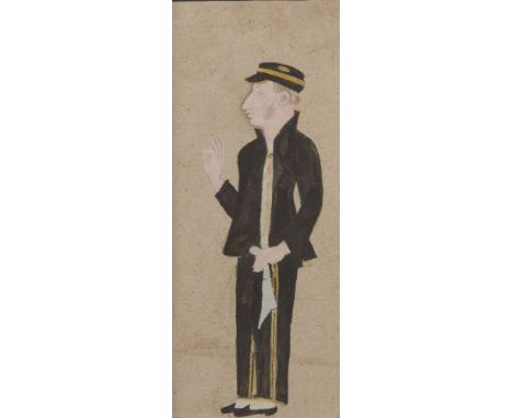 An English officer of the political service, after a portrait by Zoffany or Charles Smith, India, circa 1850, gouache on pape