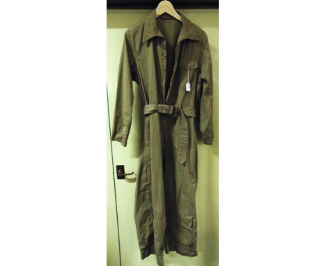 MILITARIA - A SECOND WORLD WAR U.S. ARMY AIR FORCE SUMMER FLYING SUIT  by Ben Greenholtz, of regulation pattern, 'Size 40 - M