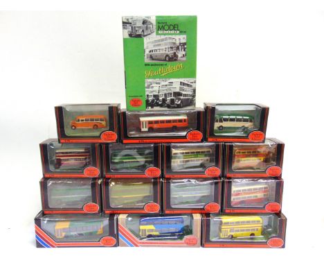 FIFTEEN 1/76 SCALE EXCLUSIVE FIRST EDITIONS DIECAST MODEL BUSES  including a 'Southdown' gift set, each mint or near mint and