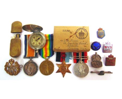 A GREAT WAR PAIR OF MEDALS TO DRIVER A. JOHNSON, ROYAL ARTILLERY  comprising the British War Medal 1914-20 and Victory Medal 