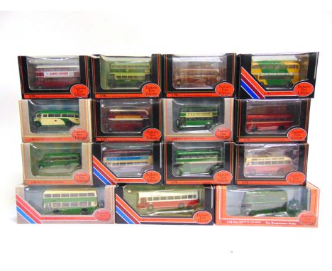 FIFTEEN 1/76 SCALE EXCLUSIVE FIRST EDITIONS DIECAST MODEL BUSES  each mint or near mint and boxed.