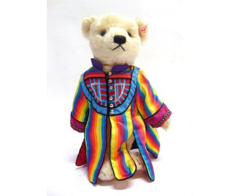 A STEIFF COLLECTOR'S TEDDY BEAR 'JOSEPH'  (EAN 037238), ecru, wearing Technicolor Dreamcoat, limited edition 1626/2008, with 